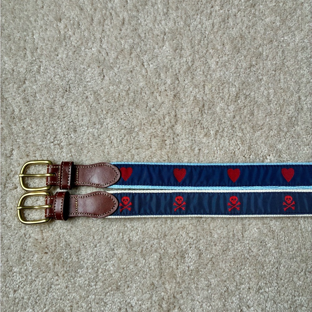 Men’s “Leather Man Limited” Belts, Size 33, Perfect Condition